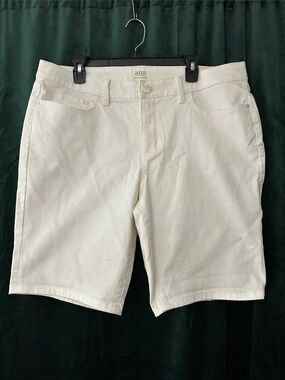 a.n.a White Denim Jean Shorts